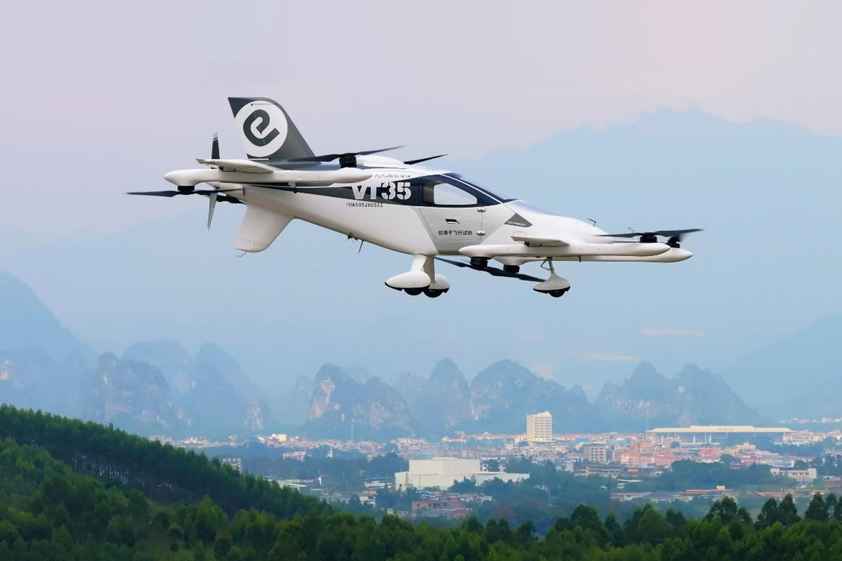 VT35 passenger eVTOL aircraft production model VT35 passenger eVTOL aircraft production model